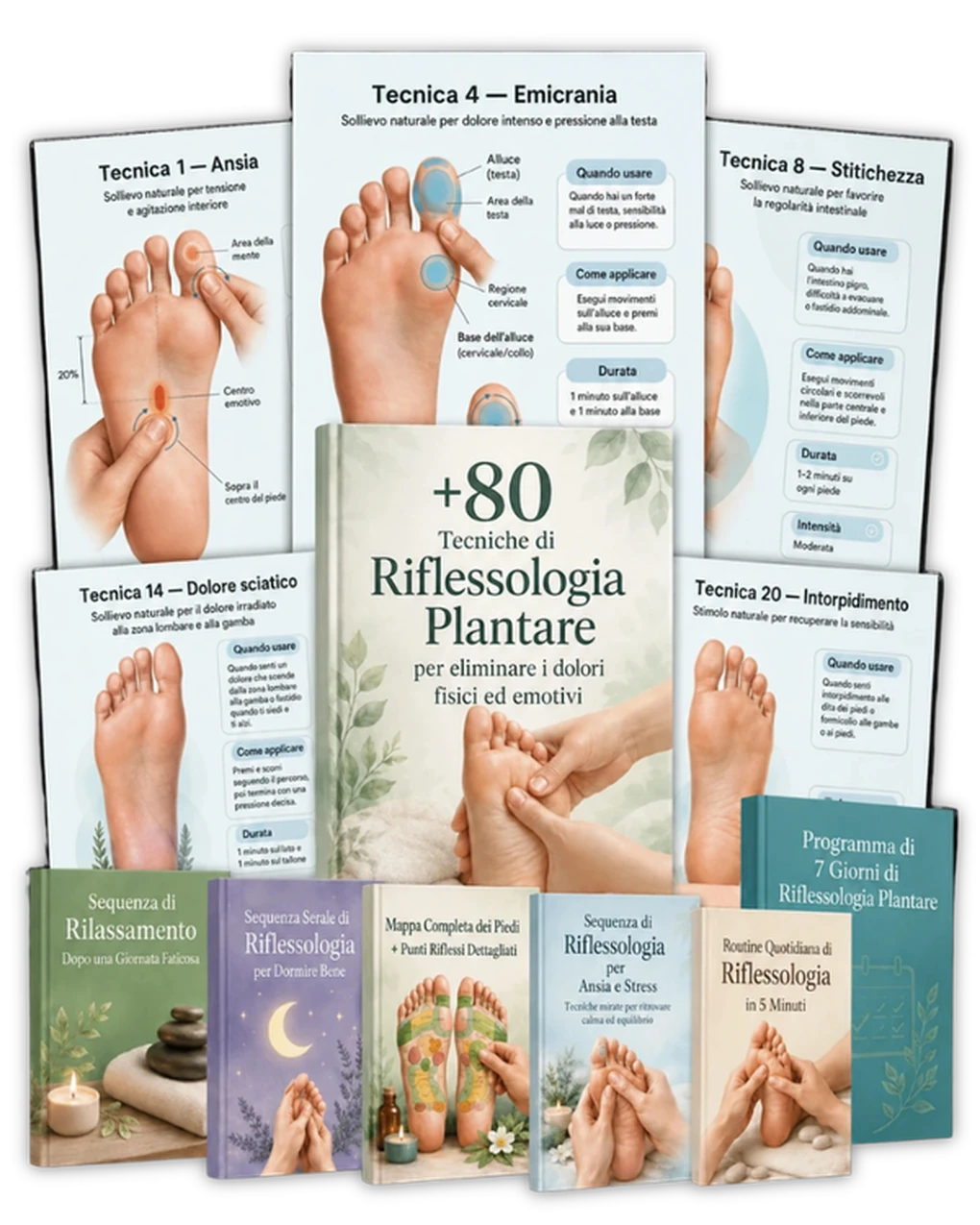 +80 Tecniche di Riflessologia Plantare