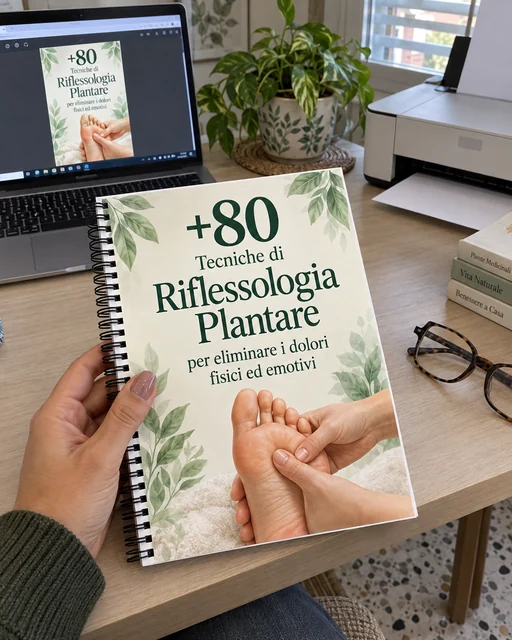 Materiale di riflessologia stampato e digitale